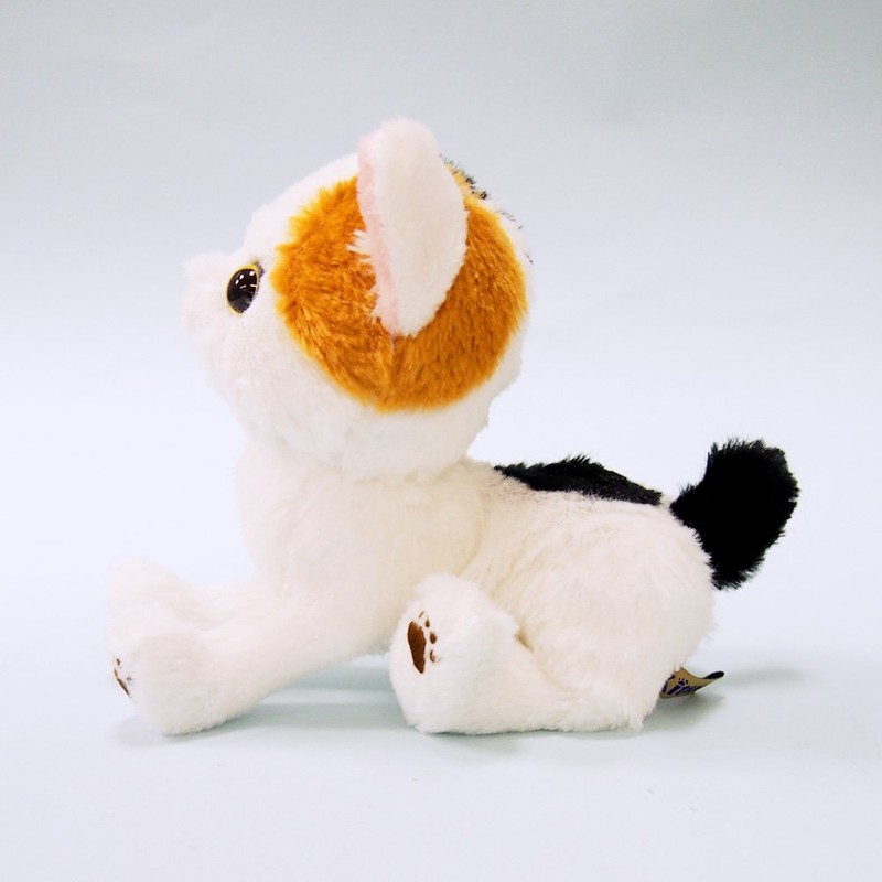 サンレモン キトン ミケ 16.8×14.1×7.2cm ぬいぐるみ アニマル 猫 P-7571