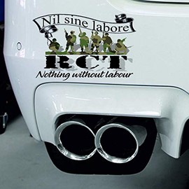 Graphitype RCT Motto Crystal Letter Print Multicolor Vinyl Sticker Decal for Car, Glass, Plastic, Metal, Wood, Ceramic