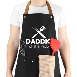 VIISPIRIT Dad Gifts from Daughter Son, Gifts for Dad, Funny Gifts for Father's Day, Cooking Apron for Men, Birthday Gifts for Father, Husband, Grandpa, Grilling BBQ Aprons, Christmas Thanksgiving Gift