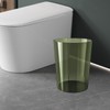 Baoblaze Garbage Container, Waste Paper Bin, Minimalist Round Dustbin, Clear