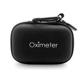 Homesen Estuche de Almacenamiento para oxímetro Estuche de Viaje para oxímetro de Pulso Resistente al Agua Estuche rígido de Transporte de EVA para...