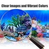 XCNO Aquarium Background Poster Fish Tank Wallpaper, Double-Sided, 16"x 33"