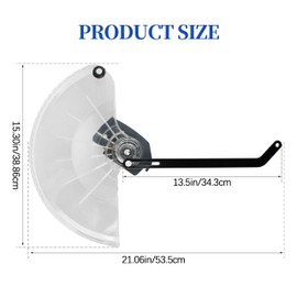 Miter Saw Parts Lower Blade Guard for Ryobi Miter Saw TSS121, TSS121T, TSS120L Replaces Ryobi Part 089240023710 1 Pcs