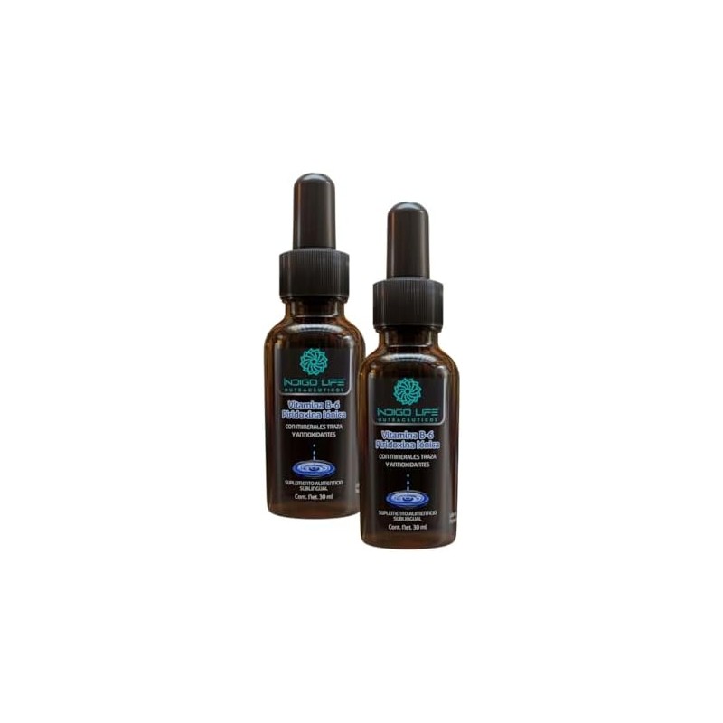 Vitamina B6 Sublingual Doble Pack INDIGO LIFE NUTRACEUTICOS - Soporte