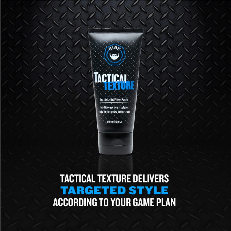 GIBS Grooming Tactical Texture Texturizing Fiber Paste, 3 Fl Oz