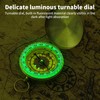 Compass Clamshell Compass Camping Gear Survival Gear Waterproof Luminous Compass