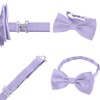 DonDon Father-son bow tie set in partner look, already tied