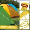 8 Pcs Camping Tarp Rope,Camping Rope Reflective Nylon Rope, 4mm*4M