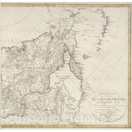Historic Map : 1817 XXXV. Russian Empire in Europe and Asia (Eastern Sheet). - Vintage Wall Art - 36in x 36in