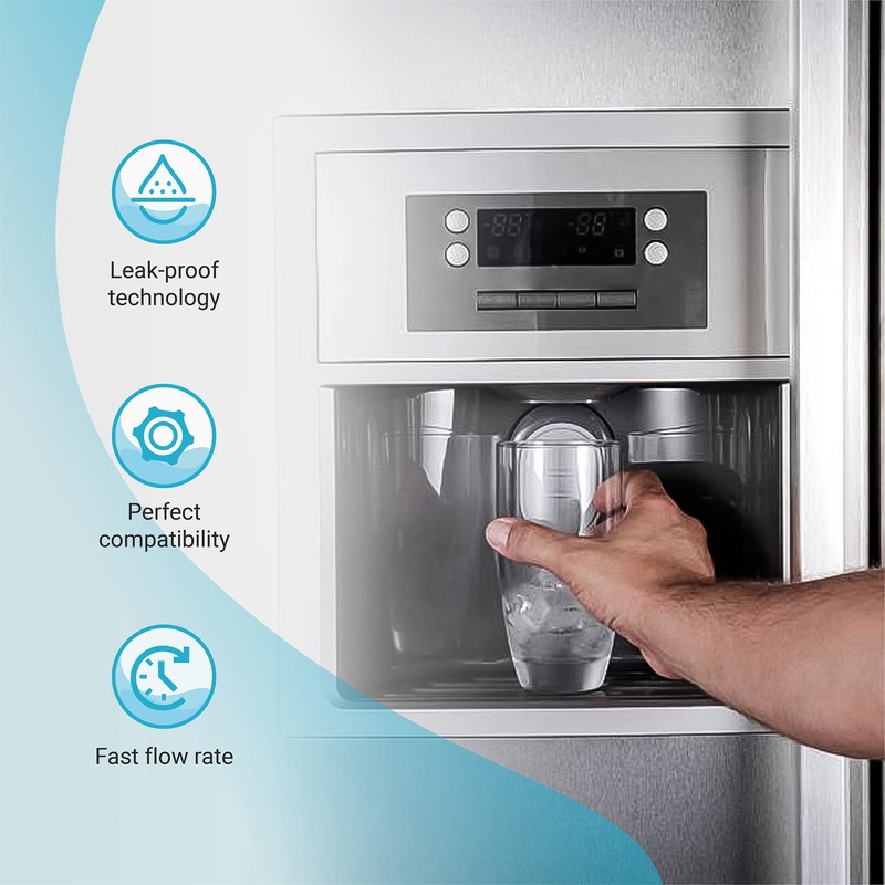 AQUA CREST Refrigerator Water Filter Replacement for WF2CB®, PureSource2®, FC100,