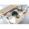 Cristel K16P Domed Glass Lid, 6.5", Silver