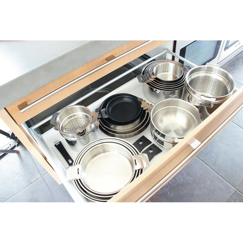 Cristel K16P Domed Glass Lid, 6.5", Silver