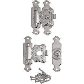 Brass Decorative Jewelry Box Latches, Pair