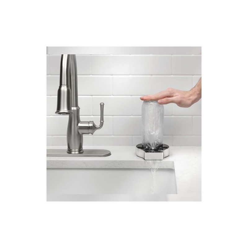 Homewerks GR001SS Glass Rinser for Kitchen Sinks, Bar Glass Rinser