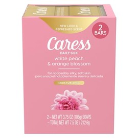 Daily Silk Beauty Bar by Caress for Unisex - 2 x 4.25 oz Soap
