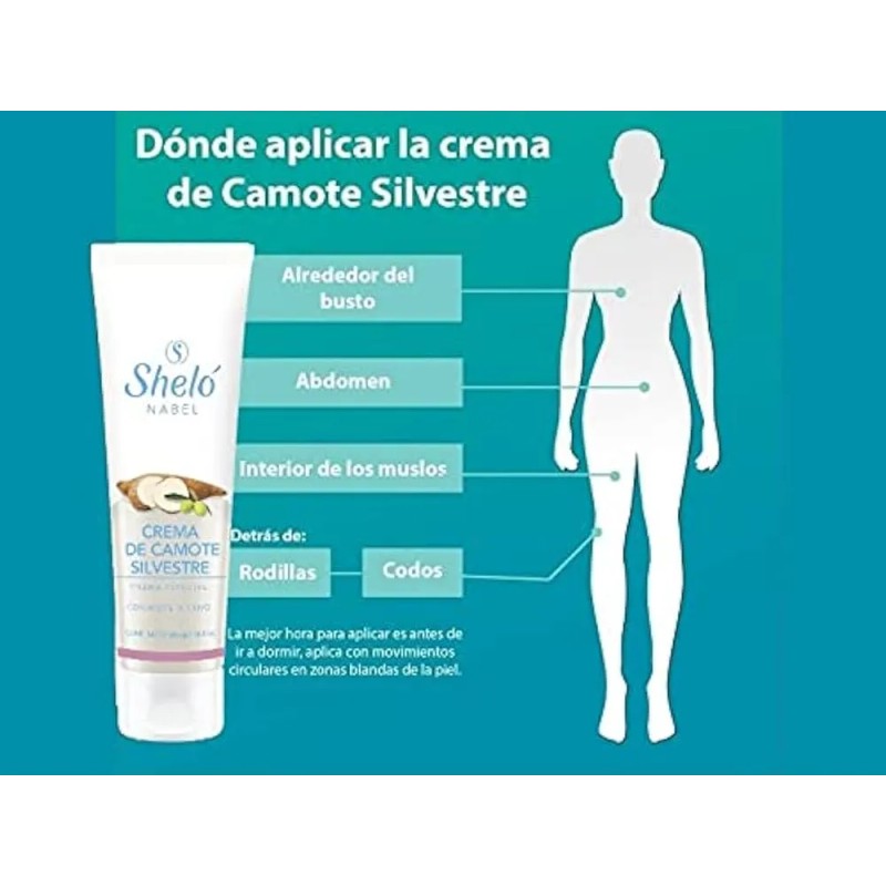 Sheló Nabel Crema Camote Silvestre