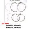 BST BSSP Filter Clamp & Gasket Kit Compatible with Det