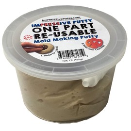 Impressive Re-Usable Mold Making Putty, 1 lb.
