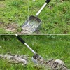 Yangbaga Metal Cat Litter Scoop with Deep Shovel&Long Handle,Detachable Stainless