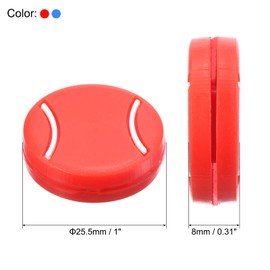 PATIKIL Tennis Racket Vibration Dampener, 8 Pack Tennis Racket Damper Silicone Racket String Shock Damping Absorber for Tennis Racket and String, Red/Blue