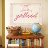 MOFUYU Girl Room Decor - Long Live Girlhood Linen Banner