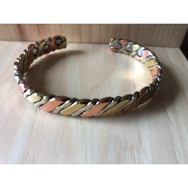 Magnetic Pure Copper Bracelet Magnetic Therapy Arthritis Pain Men Women Energy Cuff Color