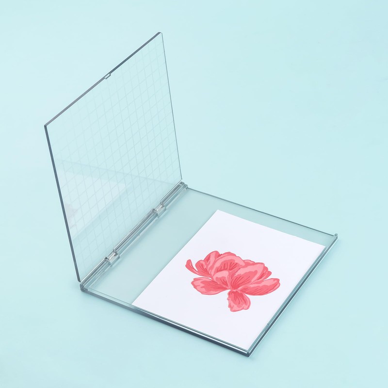 BAOFALI 6.3x6.3inch Precise Stamp Platform with Grid Lines for Accurate