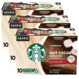 Starbucks Hot Cocoa K Cup Pods for Keurig 30 Count Rich Creamy Flavor