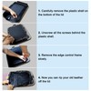 NLQR Leather Center Console Cover armrest Jump seat Cover Gray