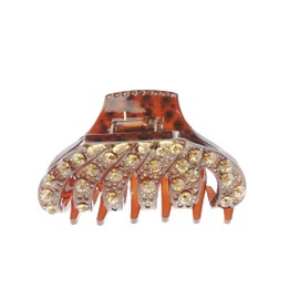 Ladies Girls Extra Sparkly Crystal Rhinestone Bridal Wedding Evening Party Styling Fine Thin Hair Accessories Butterfly Claw Octopus Clamp 9cm