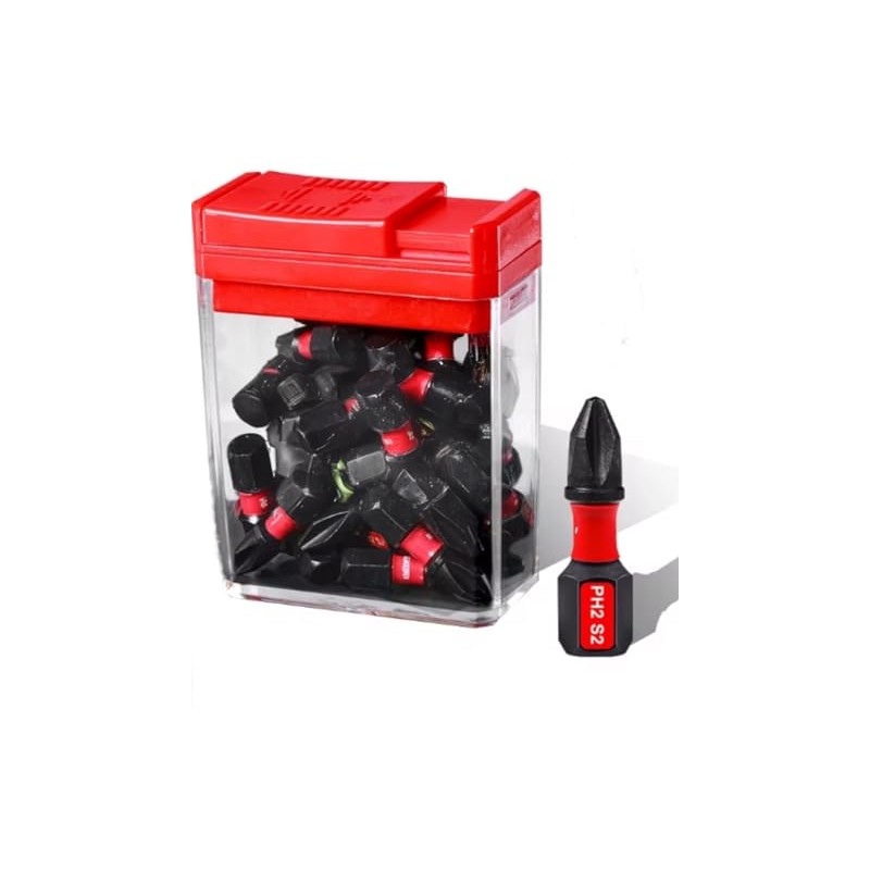 Premium Box of 30 Phillips PH2 Impact Rated 25mm Screwdriver