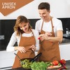 CALICOT Kitchen Cooking Baking Gardener Aprons for Women Men with