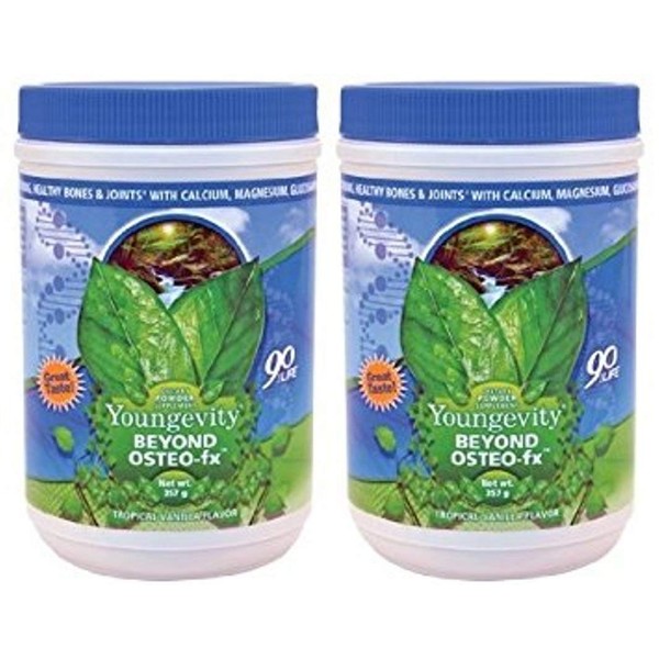 2 Pack Beyond Osteo FX Powder 357g Canisters Youngevity Calcium Bone Health (Ships Worldwide)