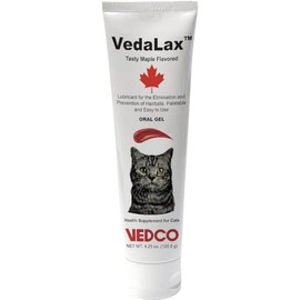 Vedalax Hairball Preparation for Cats and Dogs Regular Malt Flavor - 4.25 oz