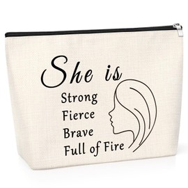 Girl Power Gifts Makeup Bag Women Empowerment Gift Girl Power Gifts for Young Girls Gifts for Feminists Inspirational Gifts for Women Daughter Friend Birthday Christmas Presents Travel Zipper Pouch