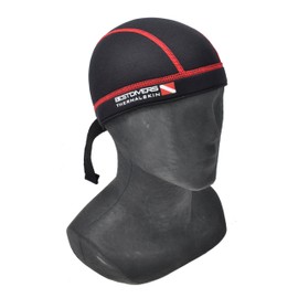 Best Divers Men's Bandana 3 mm Neoprene Black/Red Size L-XL