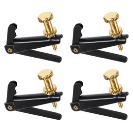 4PCS Violin Fine Tuners for 4/4-3/4 Violin, Violin Tuner Metal String Adjuster Fine Tuner Violin Parts