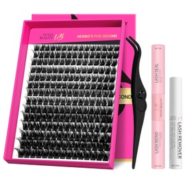 VEYESBEAUTY Lash Clusters Eyelashes Cluster Lashes Extensions 3D Layered Lash Cluster Kit False Eyelashes Wispy Lash Clusters Kit (Xtreme kit, 10-18mm)