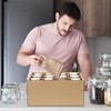Menkxi 6 Pieces Regular or Wide Mouth Mason Jar Storage