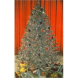 Aluminum Christmas Tree - Vintage Image