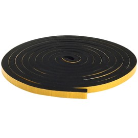 BlueStars 1/2 in x 1/2 in 13FT Adhesive Foam Tape, Thermal Rubber Strip, for Doors & Windows, Soundproofing & Sealing