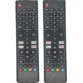 For LG BESIA 2 Packs of Remote Control Compatible with LG LED OLED LCD Smart TV, 4K 8K