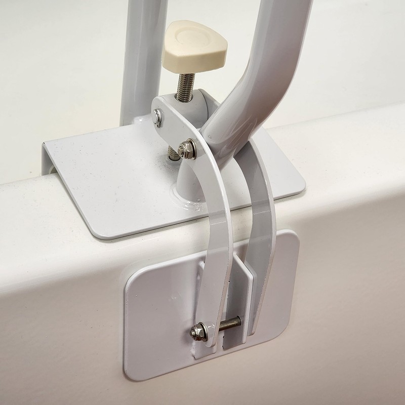 Carex White Bathtub Rail - Grab Bars for Bathroom, Bathtubs