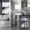 Stainless Steel Bathroom Corner Shelf Shower Shampoo Soap Storage Organizer