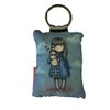 Gorjuss Hush Little Bunny Puffy Rectangular Keyring
