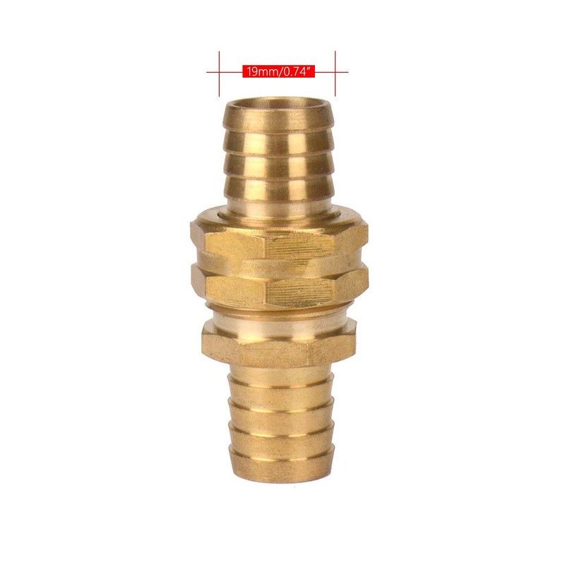 cozyou Brass 3/4" Garden Hose Repair Mender Male Female Connector
