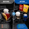 Dual Car Cup Holder Expander for Daily Driving – 360°