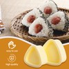 Sushi Mould, Triangle Onigiri Maker Mould with Rice Spoon, Three