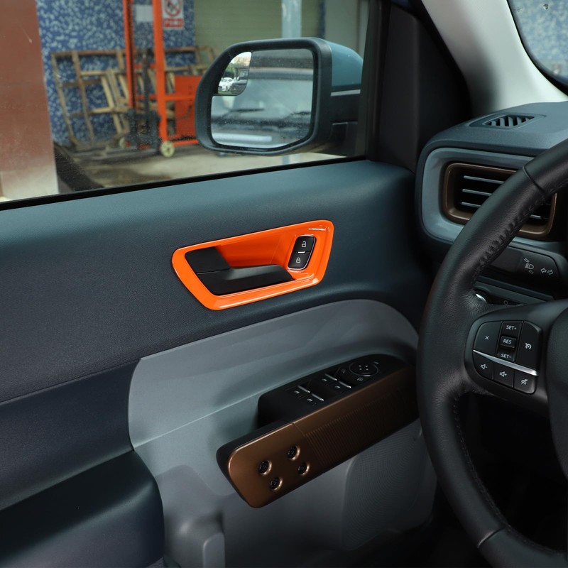 TOYCIDFG Car Inner Door Handle Frame Panel Cover Trim Compatible