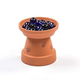 The Wholesome Hive Handmade Bee Water Bath Garden Decor 3 x 3 inch